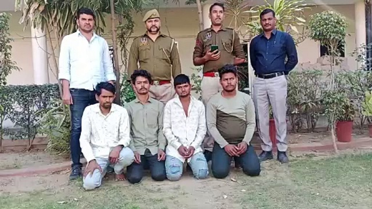 चोरी-नकबजनी करने वाली गैंग के सरगना सहित चार गिरफ्तार