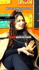 Negotiating Success on Stage