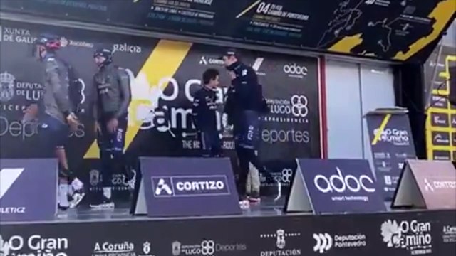 O Gran Camino 2024 - Lenny Martinez, Jonas Vingegaard, Egan Bernal au départ de la 2e étape