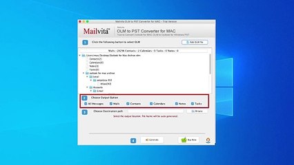 Mailvita OLM to PST Converter for Mac | Convert Mac OLM to Windows PST files