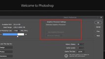 How To Fix Adobe Photoshop Graphics Processor Not Detecting And Graphics Processor Settings Greyed Out And Missing