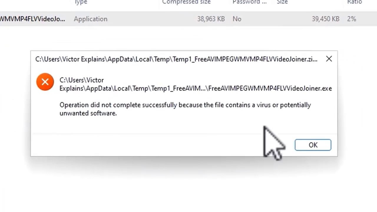 How To Fix Operation did not complete successfully because the file ...