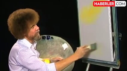 Bob Ross'un ilk tablosu 'Ormanda Yürüyüş'e verilen ücreti duyanlar inanamadı