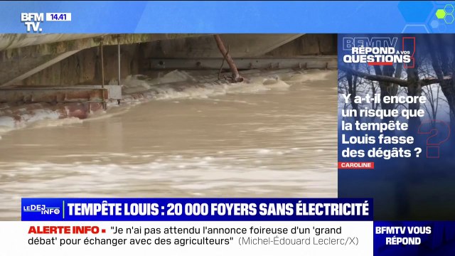 Y a-t-il encore un risque que la tempête Louis fasse des dégâts? BFMTV répond à vos questions