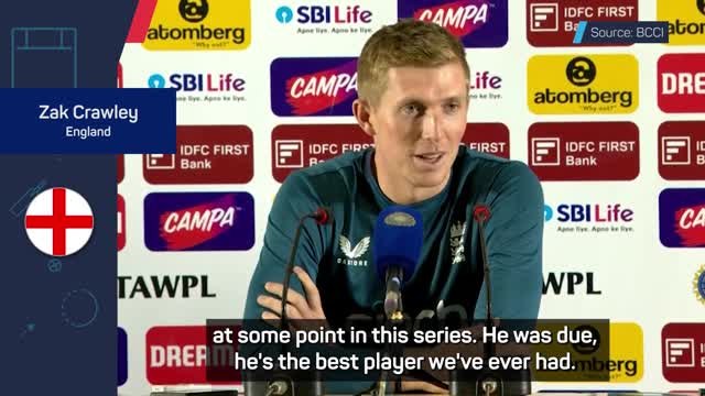 Crawley praises 'unbelievable' Root after unbeaten century