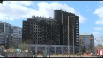 Valencia, tre giorni di lutto per i morti nell'incendio dei due grattacieli