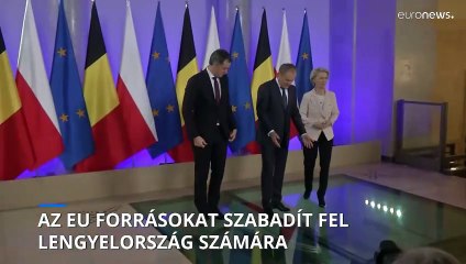 Özönlenek az uniós pénzek Donald Tusk kormányához: az EU 137 milliárd eurót szabadít fel