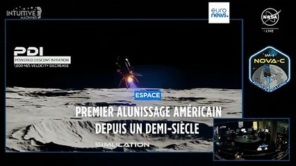 Une entreprise privée réalise le premier alunissage américain depuis plus de 50 ans