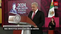 INAI comenzó investigación tras revelación de datos de una periodista del NYT en conferencias de AMLO