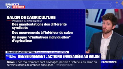 Salon de l'agriculture: quelles sont les actions que prévoit le renseignement?