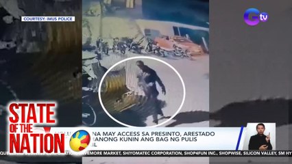 Volunteer na may access sa presinto, arestado matapos umanong kunin ang bag ng pulis na may baril | SONA