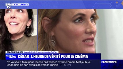 César: "Cette cérémonie va marquer sans doute la fin d'un certain cinéma français dont on ne veut plus" déclare Marine Bohin, journaliste à "Sofilm"