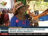 Ciudadanos del edo. Zulia debaten las 7T para fomentar la educación en el pueblo indígena