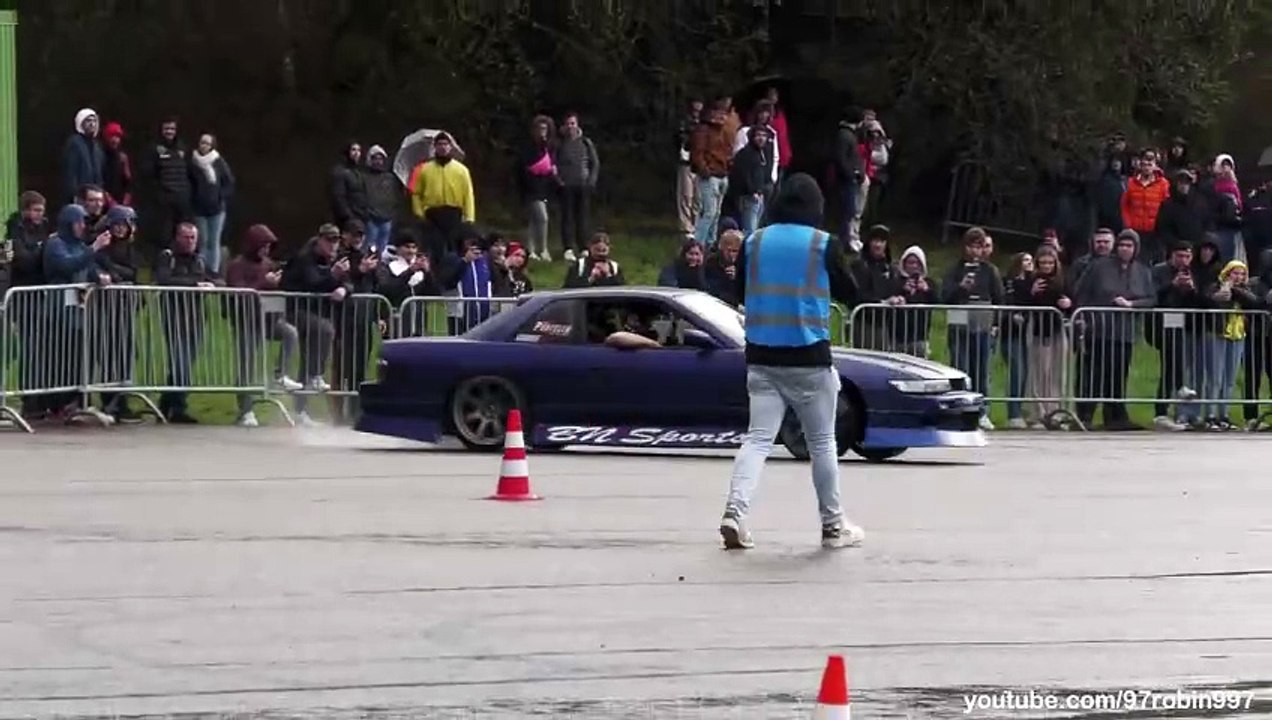 Nissan Silvia S15 w- 2JZ Engine - Drifts, Burnouts, Sounds, ...