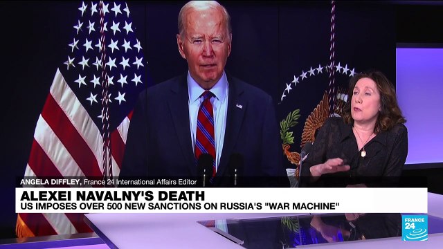 US targets Russia with hundreds of sanctions over Ukraine war, Navalny death
