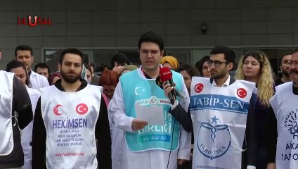 Sağlıkçılar "sağlıkta şiddete" tepki için bir araya geldi!