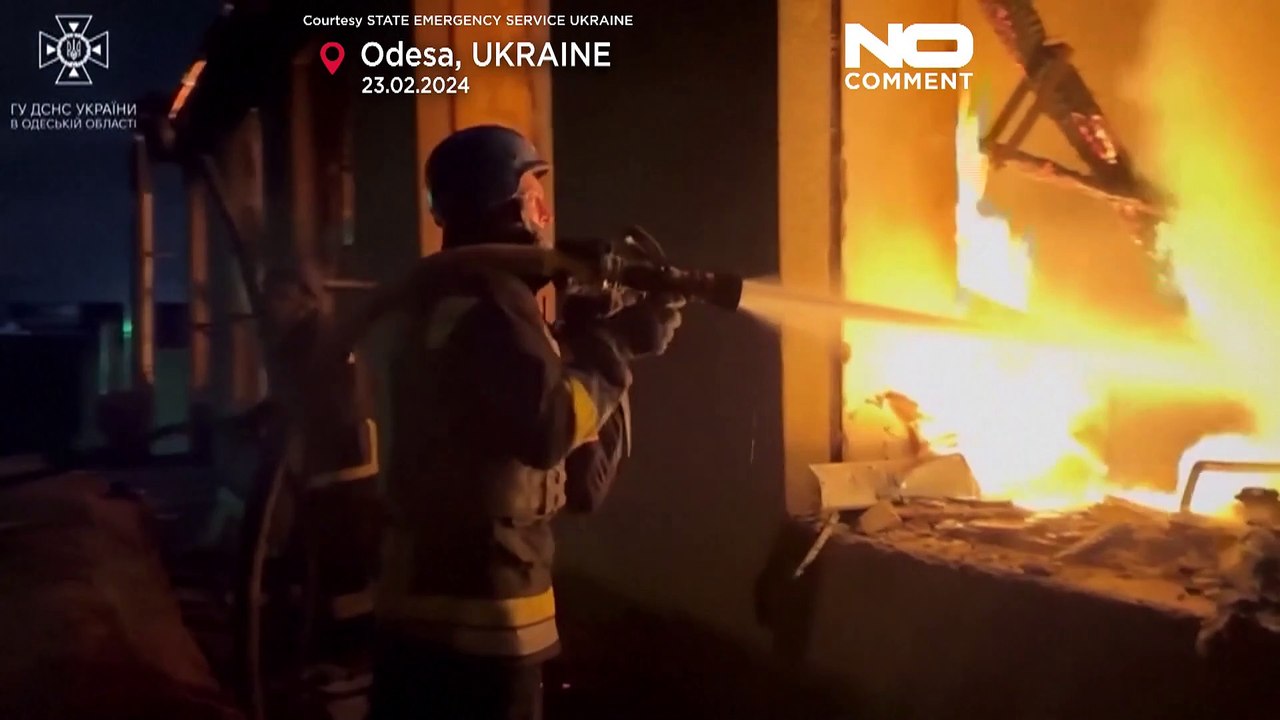 Drei Menschen wurden bei einem russischen Drohnenangriff in Odessa getötet