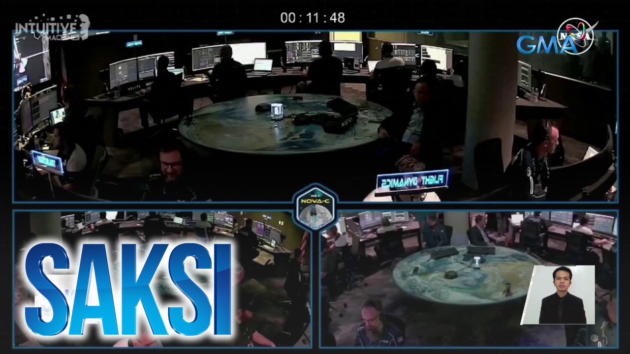 "Odysseus", unang U.S. spacecraft na nakalapag sa buwan matapos ang mahigit 50 taon | Saksi