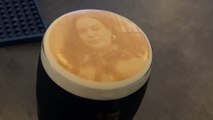 I visited pub where you can print a 'selfie' on top of your pint - it's a social media hit