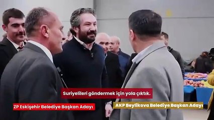 Zafer Partili ve AKP'li iki aday arasında ilginç diyalog