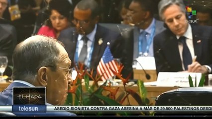 Video herunterladen: Foto del Día: Representantes de Rusia y Estados Unidos coincidieron en la reunión del G-20