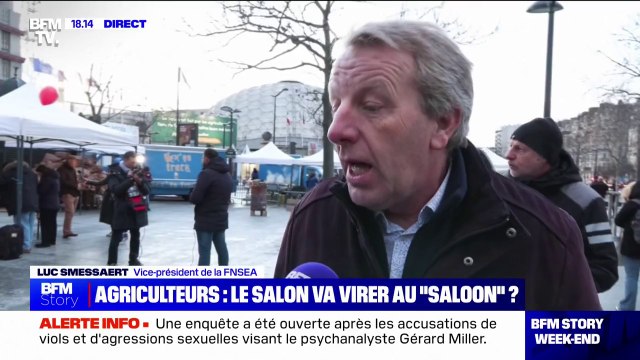 Salon de l'Agriculture: Emmanuel Macron va recevoir un accueil musclé ce samedi, selon Luc Smessaert (vice-président de la FNSEA)