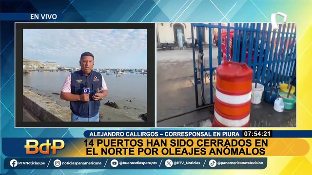 Alerta en el norte: Cierran puertos en Piura por oleajes anómalos
