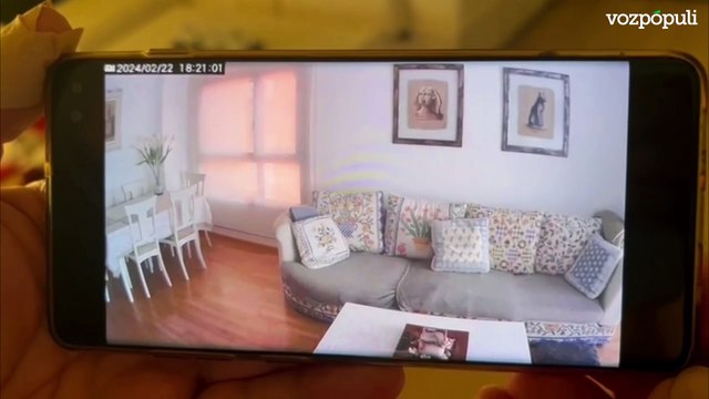 Dios mío, qué horror : las imágenes del incendio de Valencia de una cámara de seguridad de una vivienda ‐ Hecho con Clipchamp