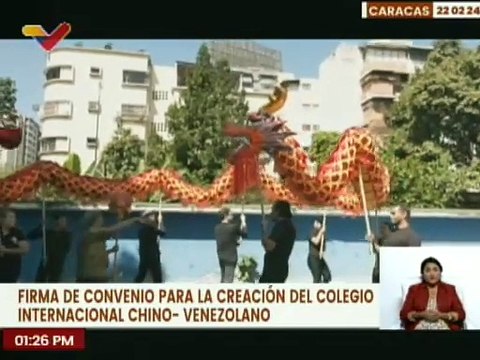 Caracas | Creación del colegio Chino-Venezolano permitirá el intercambio cultural de ambas naciones