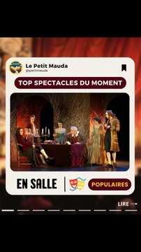 Découvrez les pièces de théâtre incontournables du moment! N'oubliez pas de rejoindre @petitmauda pour découvrir plus d'événements culturels et artistiques à ne pas manquer ! ✨