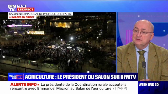 Salon de l'agriculture: Je ne voyais pas comment on pouvait tenir un grand débat dans les conditions délétères dans lesquelles on était , affirme le président du salon Jean-Luc Poulain