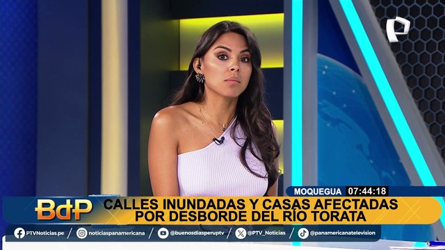 Lluvias en Moquegua: casas afectadas y calles inundadas por desborde de río Torata