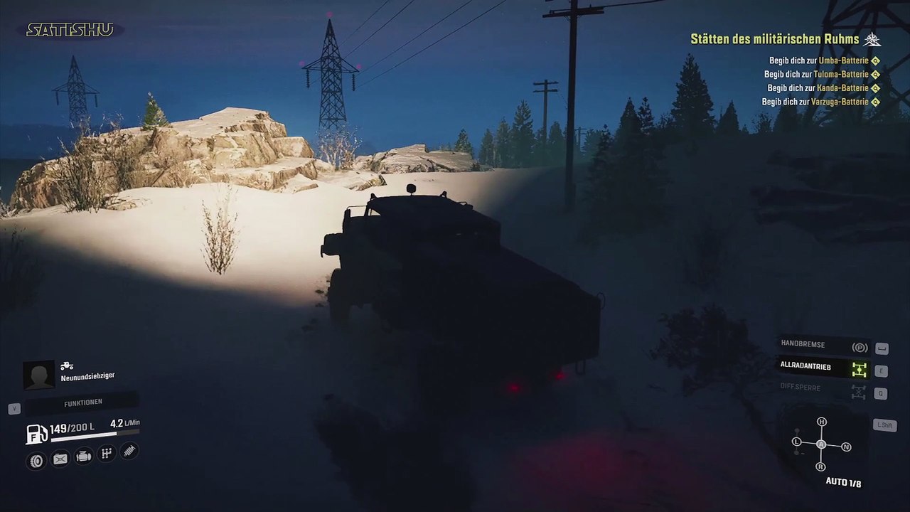 LKW nach Hause fahren. SnowRunner #279