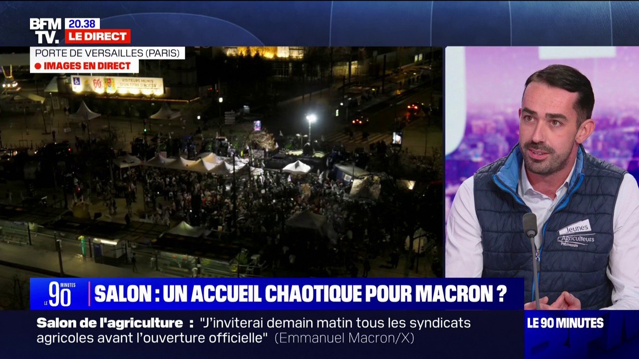 Maxime Buizard (Jeunes agriculteurs): "Le président de la République a toute sa place au Salon de l'agriculture (...) mais il ne faut pas qu'il s'attende à être bien reçu"