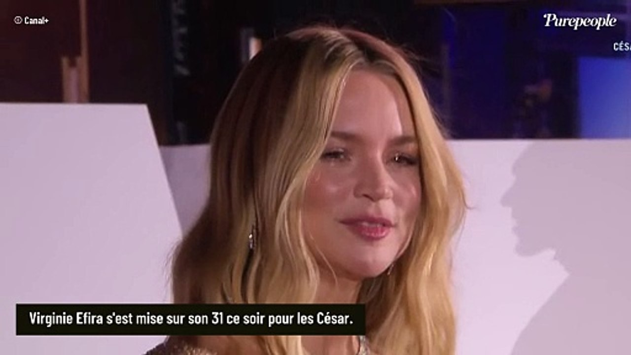 "La reine du tapis rouge", Virginie Efira éblouissante aux César 2024, son look fait sensation