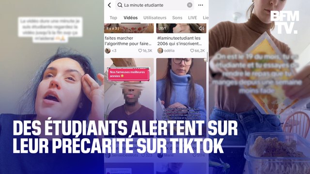 Avec le hashtag #LaMinuteÉtudiante, des étudiants alertent sur leur précarité et espèrent arrondir leur fin de mois
