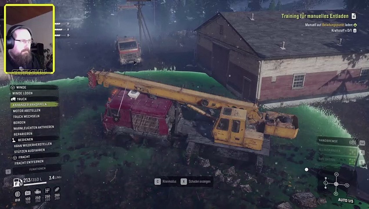 Auch der Kran ist für einen Transport geeignet. SnowRunner #284