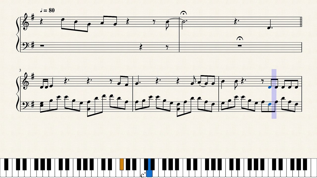 Fallin Alicia Keys,,,,Music compuser by Maher Elghamry