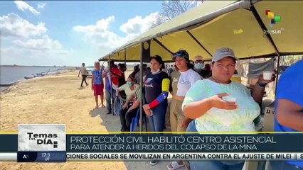 Venezuela: Protección civil continúa con la evacuación de la mina de Bulla Loca