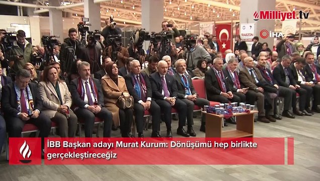 İBB Başkan adayı Murat Kurum: Dönüşümü hep birlikte gerçekleştireceğiz