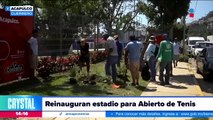 Reinauguran la Arena GNP de Acapulco para el Abierto Mexicano de Tenis