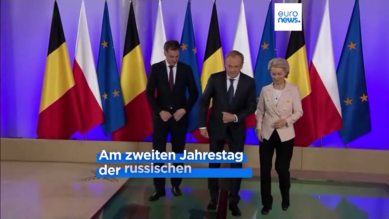 2 Jahre Krieg in der Ukraine: EU setzt Zeichen gegen Putin