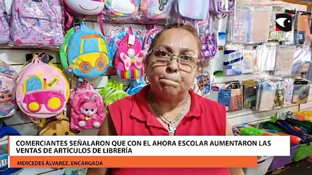 Comerciantes señalaron que con el Ahora Escolar aumentaron las ventas de artículos de librería
