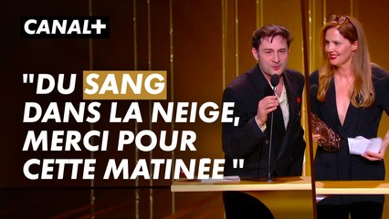 J. Triet et A. Harari reçoivent le César du meilleur scénario original - César 2024 - CANAL+