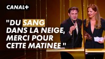 J. Triet et A. Harari reçoivent le César du meilleur scénario original - César 2024 - CANAL+
