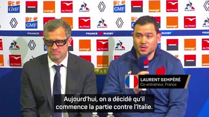 Bleus - Sempéré : “Posolo a mérité son maillot de starter face à l’Italie”