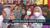 Beras Mahal, Presiden Jokowi Kembali Bagikan Bansos di Maros