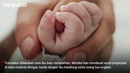 5 Bayi jadi Korban Perdagangan Anak, Ibu dan Pembeli Kenal Lewat Grup Adopsi