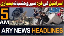 ARY News 5 AM Headlines 24th February 2024 | Israel Palestine Conflict - Gaza Latest Updates