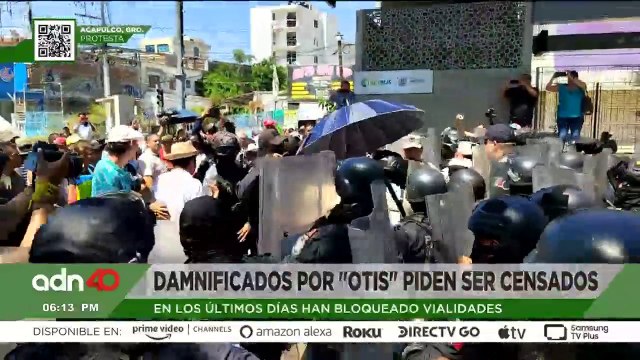 Damnificados de Otis en Acapulco bloquean vialidades por no ser atendidos ni censados